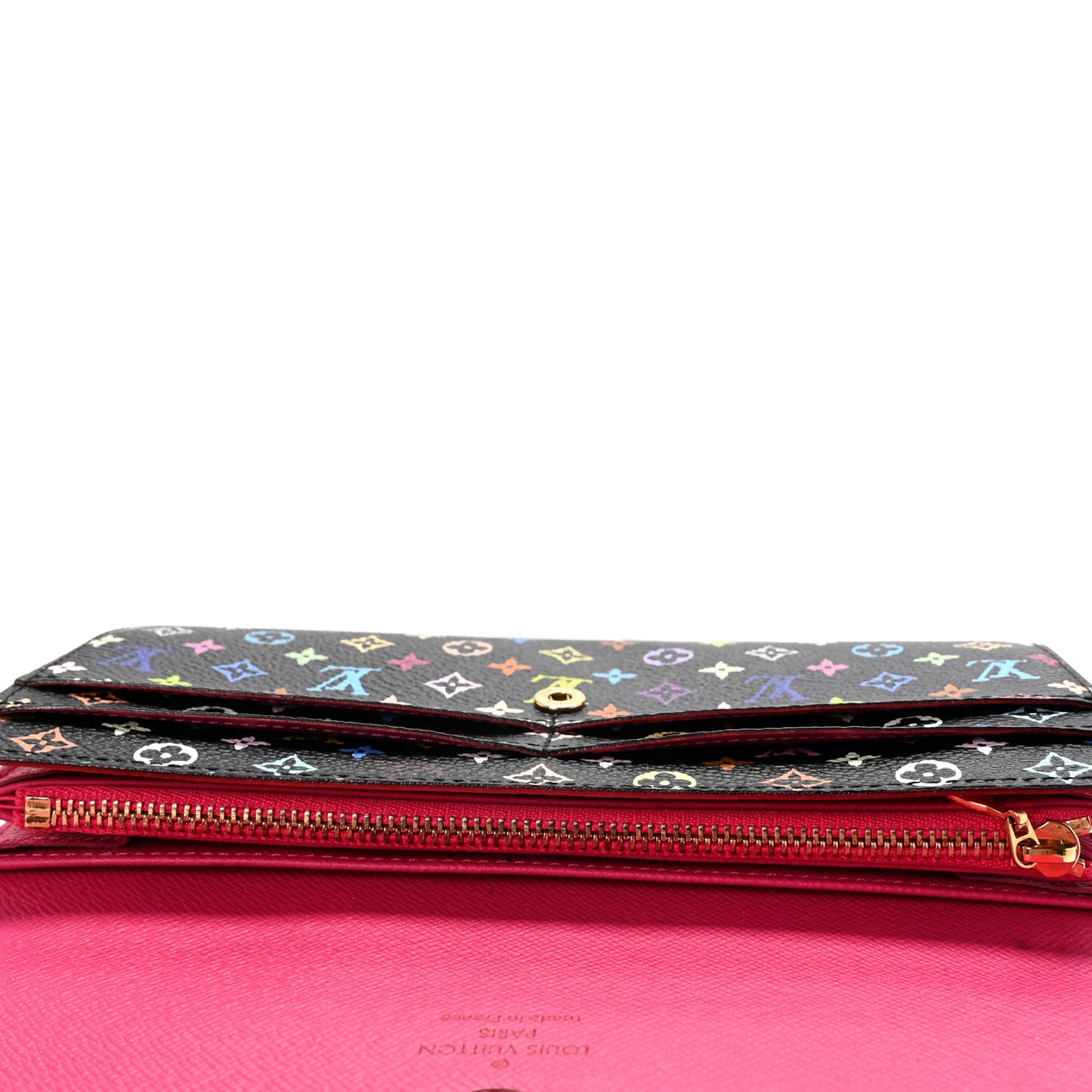 Monogram Multicolor Sarah Wallet Black Grenade