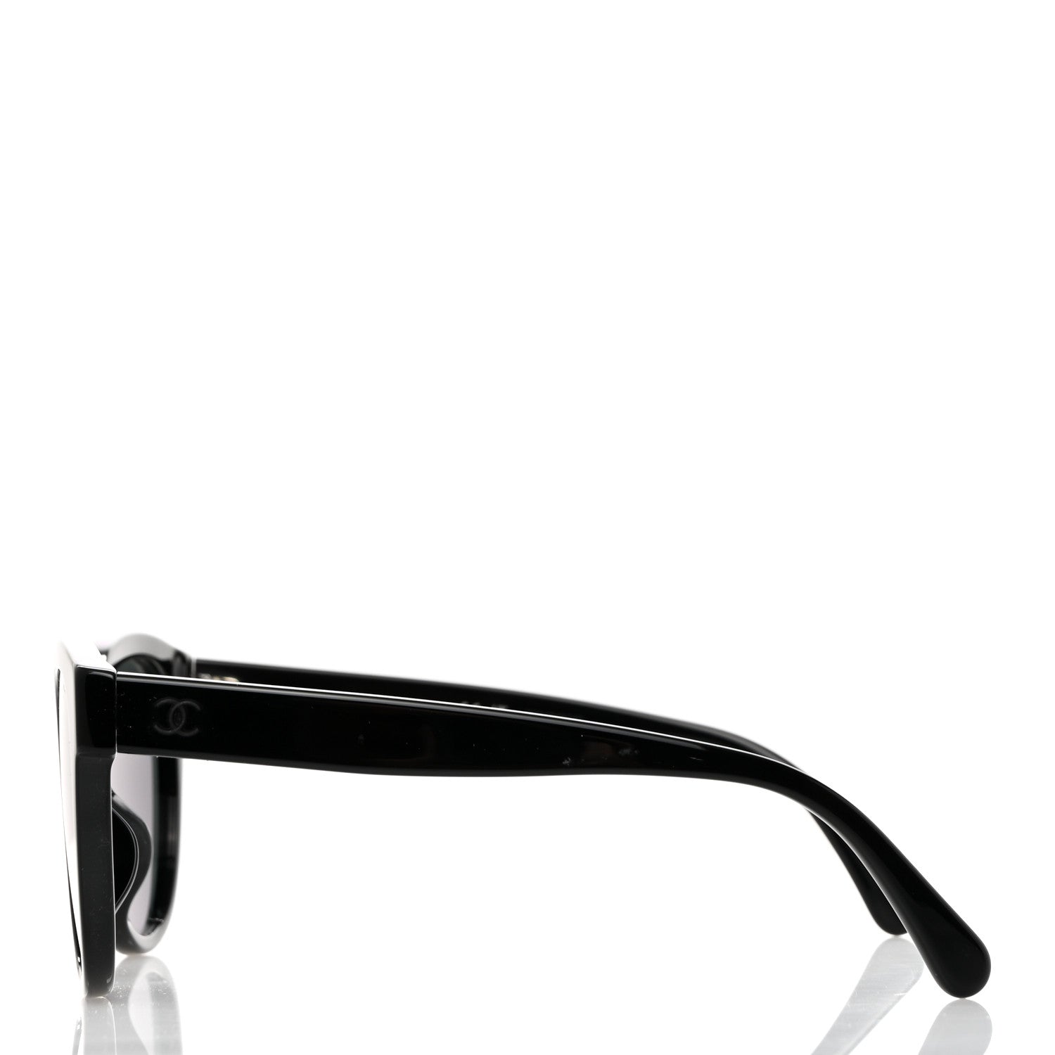 Chanel Acetate CC Butterfly Sunglasses 5414-A Black 3 of 8