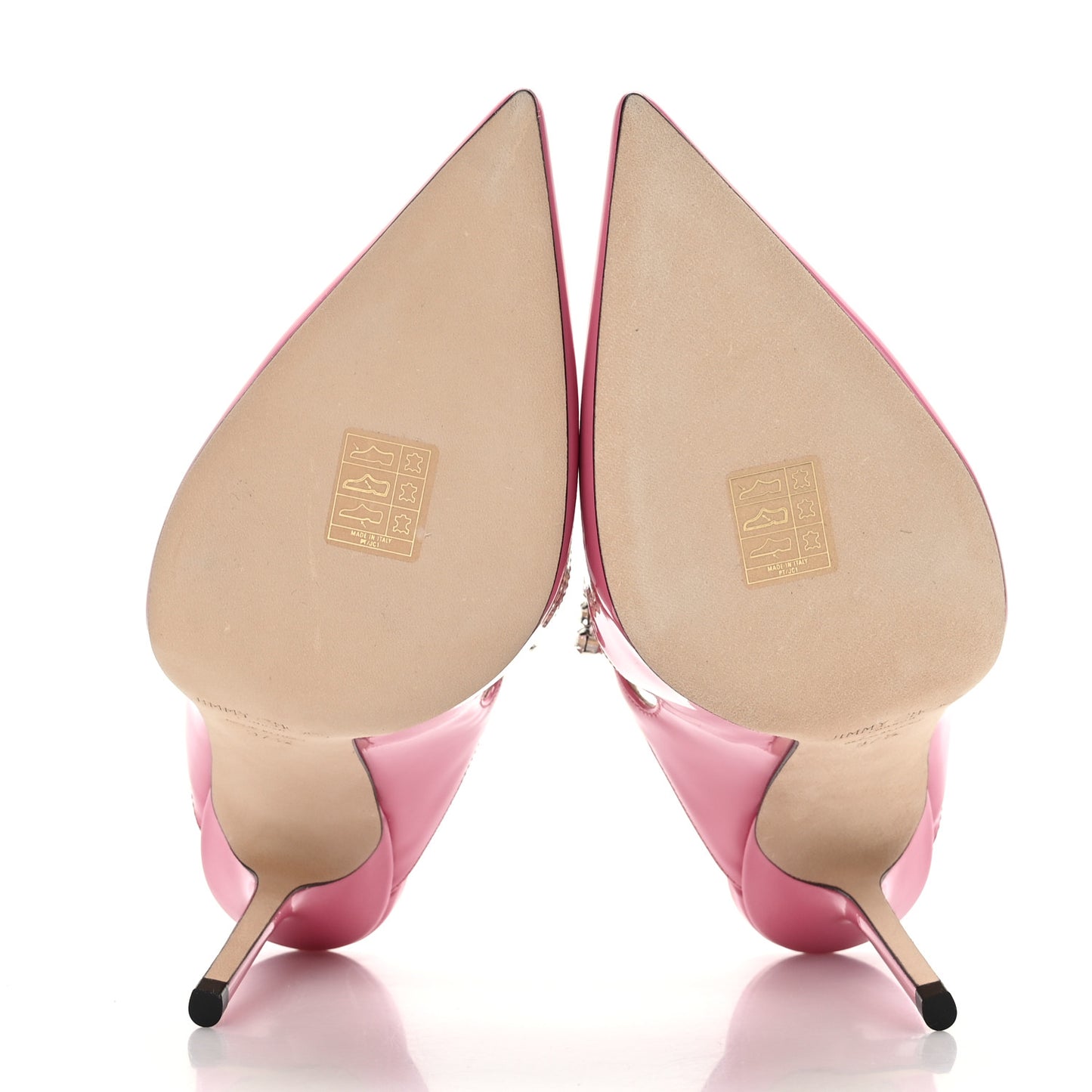 Patent Crystal Bing 100 Pumps 37.5 Candy Pink