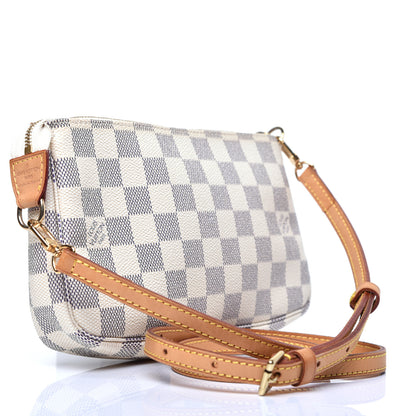 Louis Vuitton Damier Azur Accessories Pochette Long Strap 3 of 11