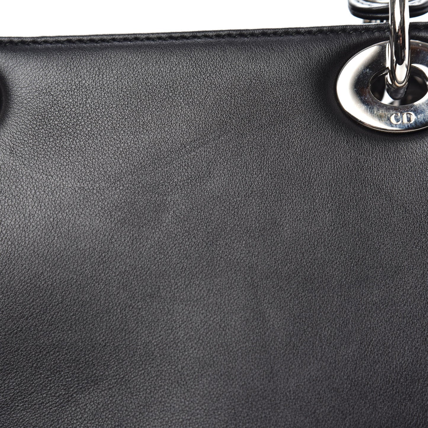Calfskin Paradise Medium Lady Dior Black