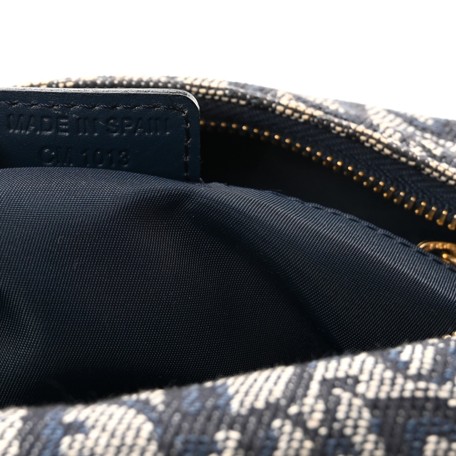 Christian Dior Monogram Pochette Blue 7 of 10