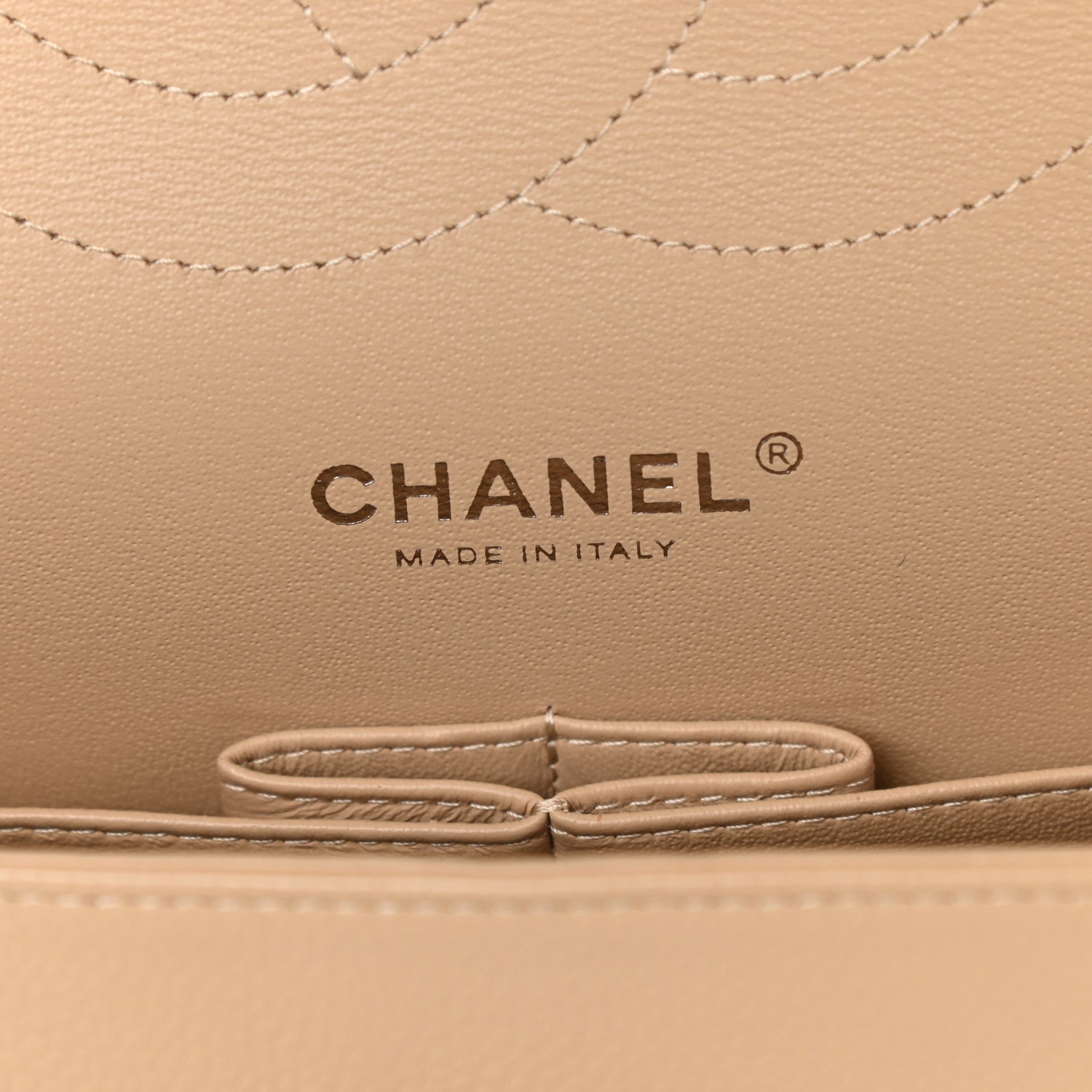 Chanel Caviar Quilted Jumbo Double Flap Beige Clair 6 of 9
