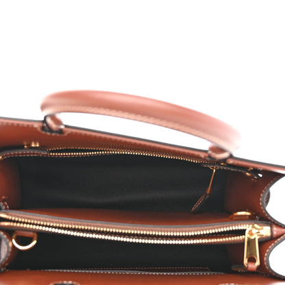 Burberry Calfskin Vintage Check Mini Two Handle Title Bag Archive Beige 5 of 10