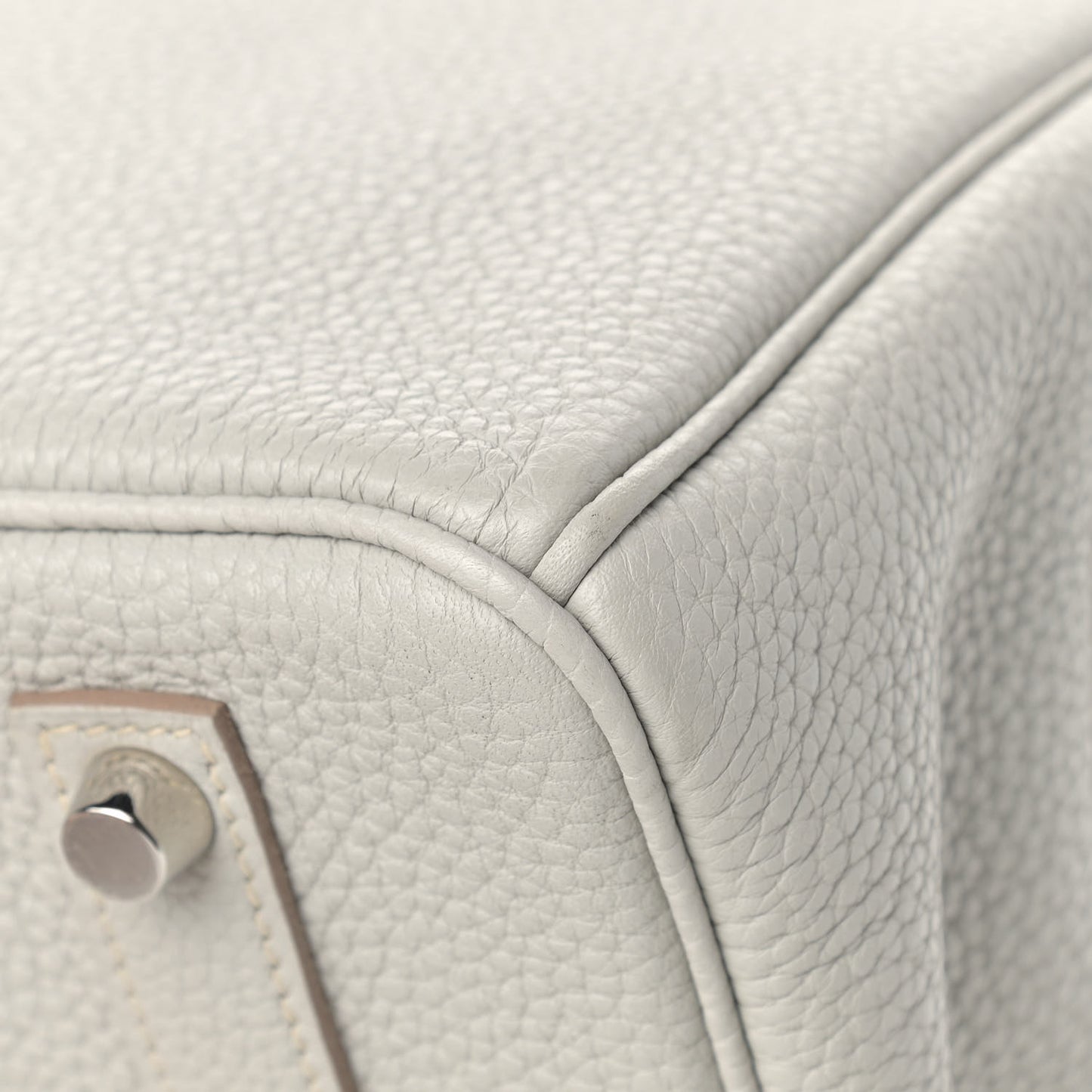 Togo Birkin 35 Gris Perle