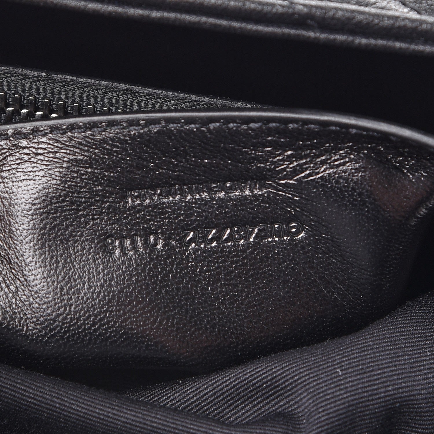 Saint Laurent Sheepskin Matelasse Chevron Monogram Large College Satchel Black 7 of 7