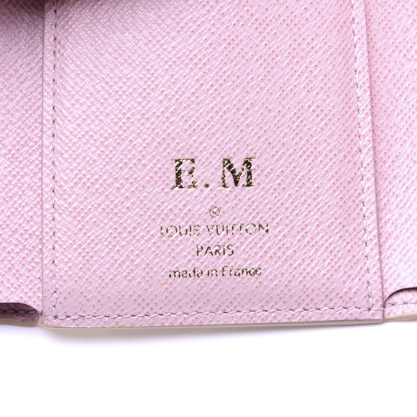 Damier Azur Victorine Wallet Rose Ballerine