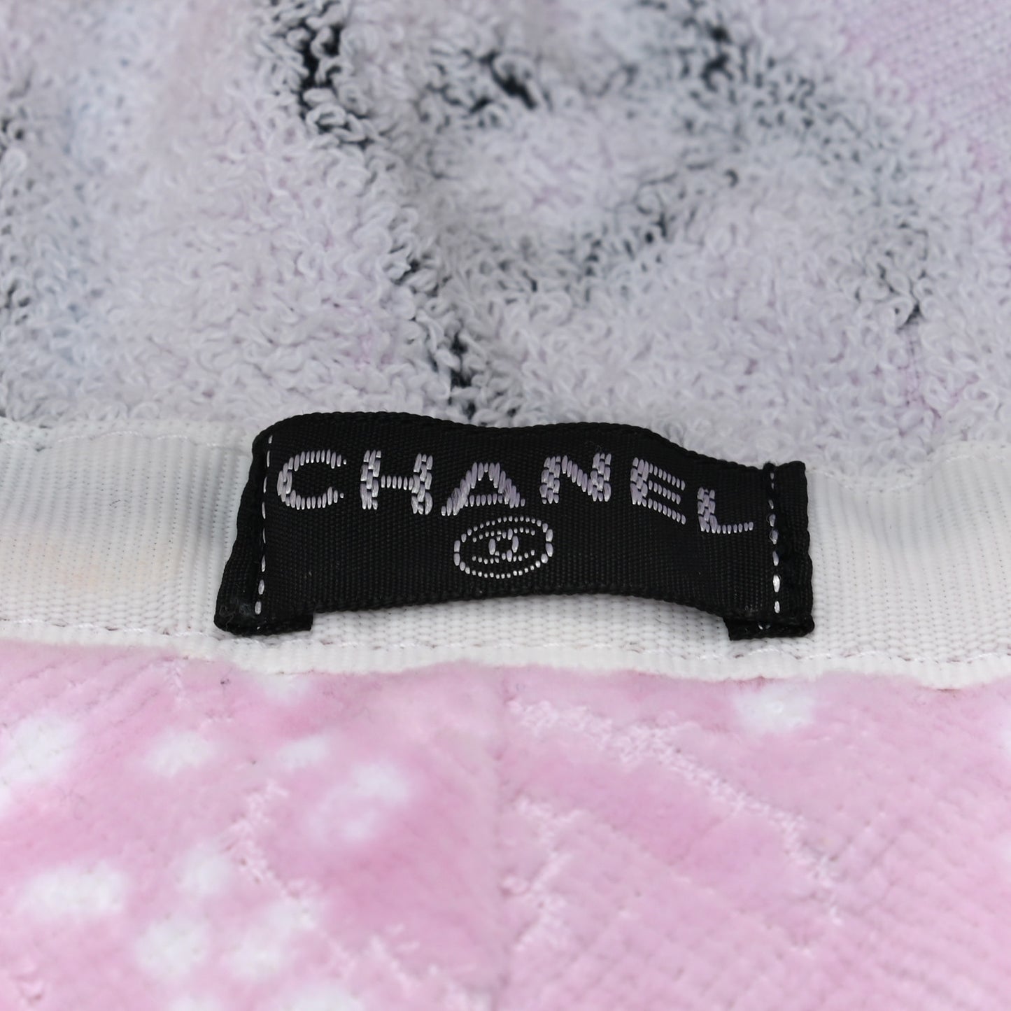 Terry Cloth CC Bucket Hat S Pink Black