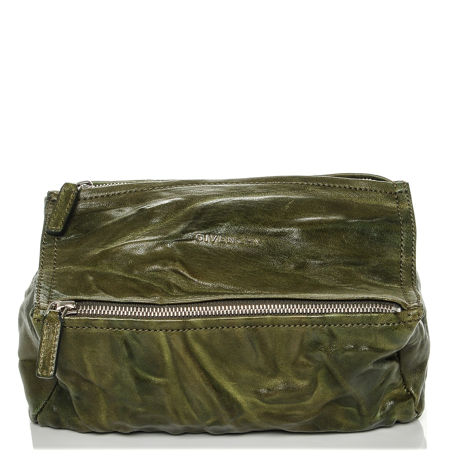 Givenchy Tumbled Sheepskin Mini Pandora Khaki 1 of 6