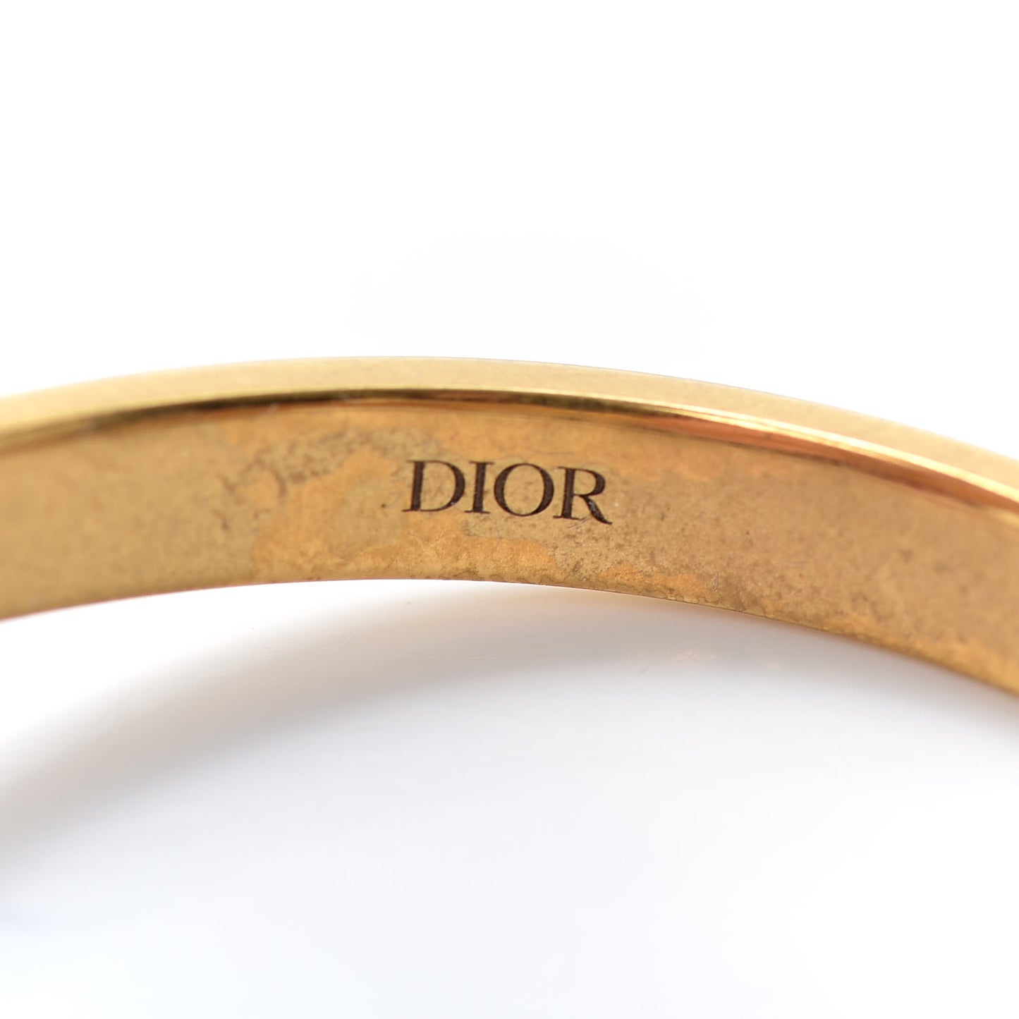 Metal J'Adior Bracelet Cuff Gold