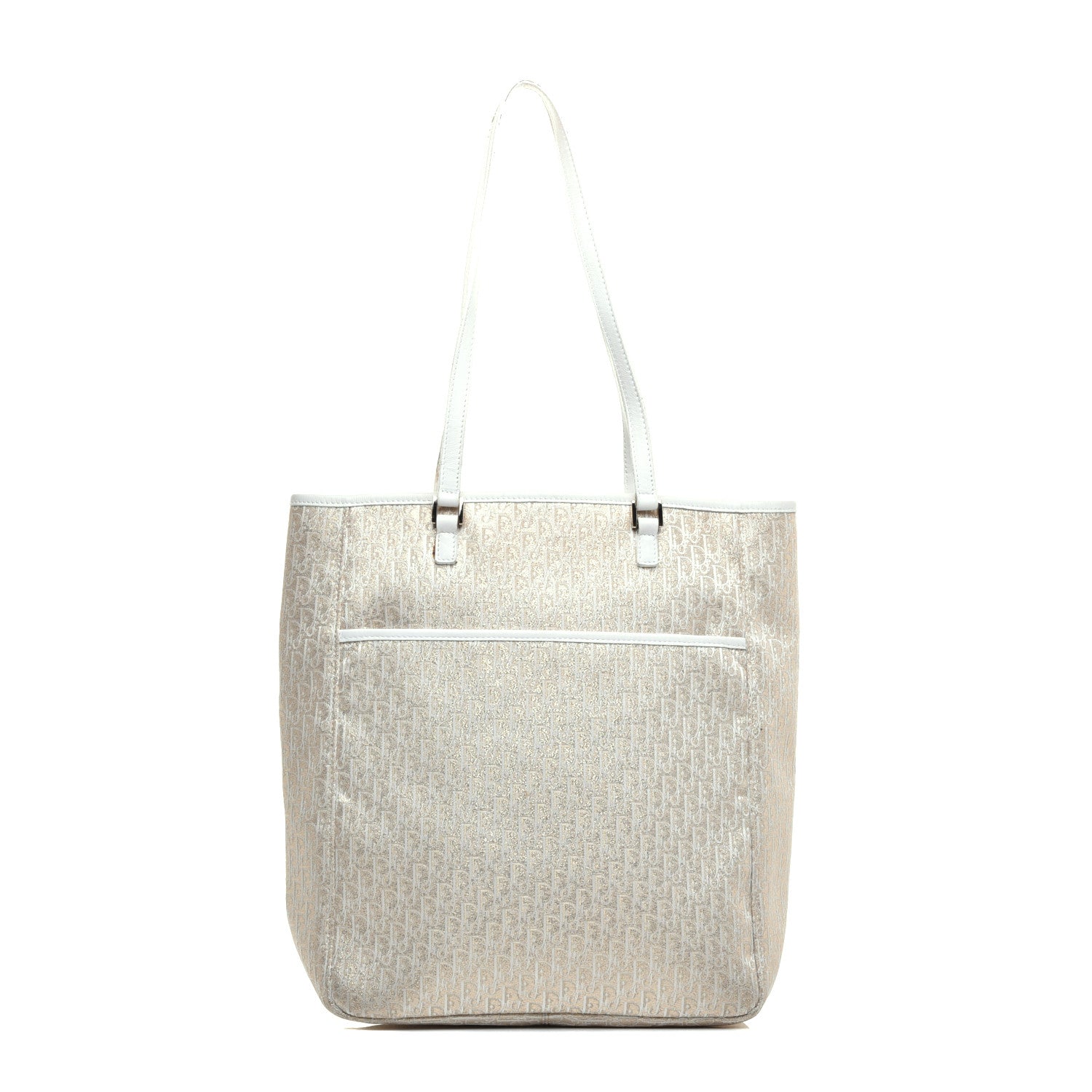 Christian Dior Monogram Tote White 1 of 12