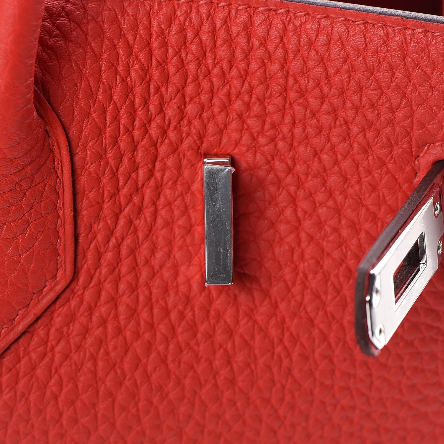 Hermes Togo Birkin 25 Rouge De Coeur 22 of 31