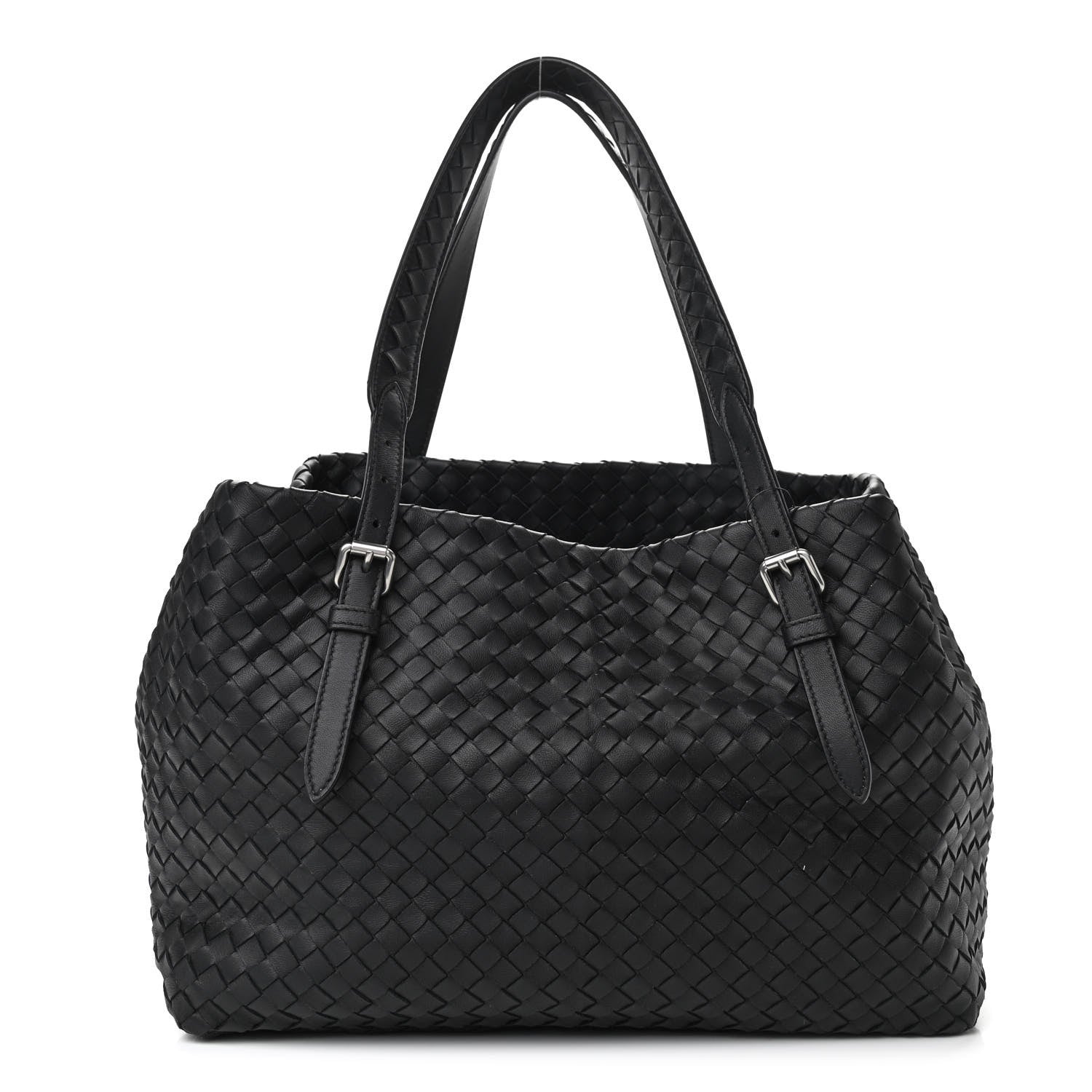 Bottega Veneta Nappa Intrecciato Medium Seamless Tote Black 1 of 9