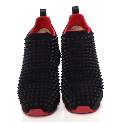 Christian Louboutin Neoprene Spike Sock Donna Flat Sneakers 36.5 Black 5 of 11