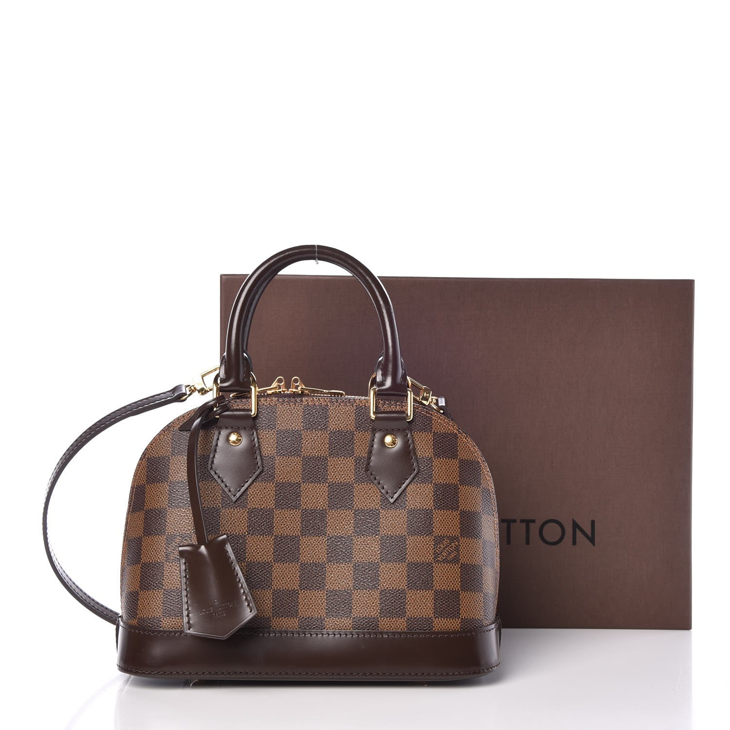 Louis Vuitton Damier Ebene Alma BB 8 of 11