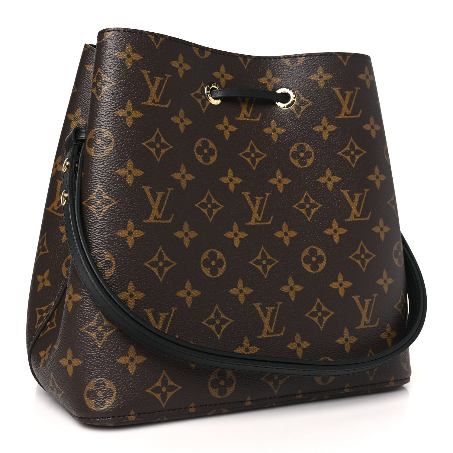 Louis Vuitton Monogram Neonoe MM Black 3 of 9