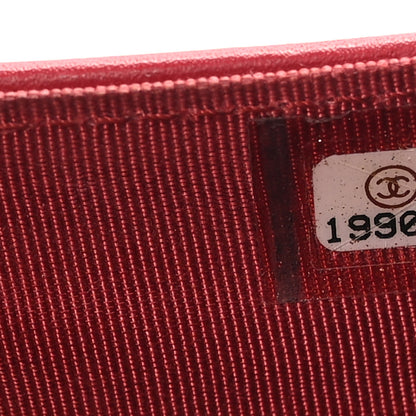 Chanel Caviar Quilted Large Flap Wallet Red 9 of 11