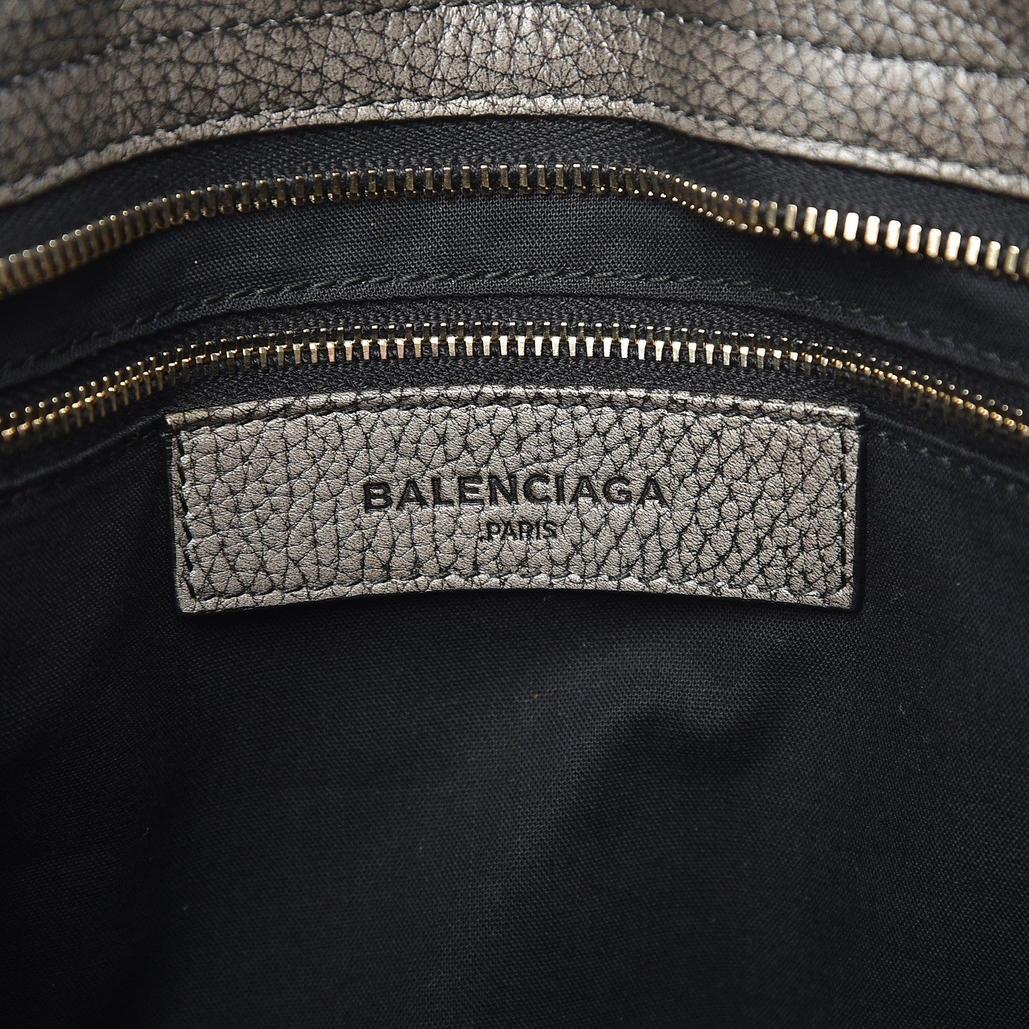 Balenciaga Grained Calfskin Classic Gold Hardware City Ombre Grey Gradient 6 of 11