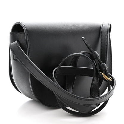 Celine Smooth Calfskin Cuir Triomphe Folco Crossbody Bag Black 3 of 11