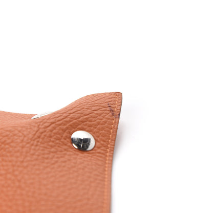 Hermes Taurillon Clemence Mises et Relances Change Tray Potiron 8 of 9