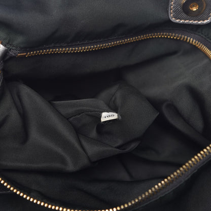 Prada Tessuto Nylon Saffiano Tote Green 8 of 15