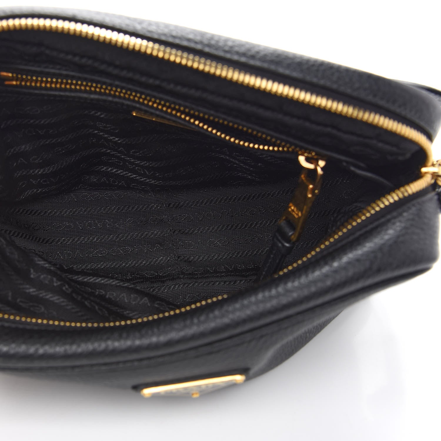 Prada Vitello Daino Camera Crossbody Black 5 of 8