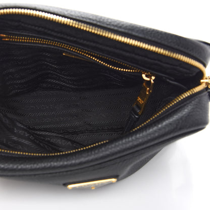Prada Vitello Daino Camera Crossbody Black 5 of 8