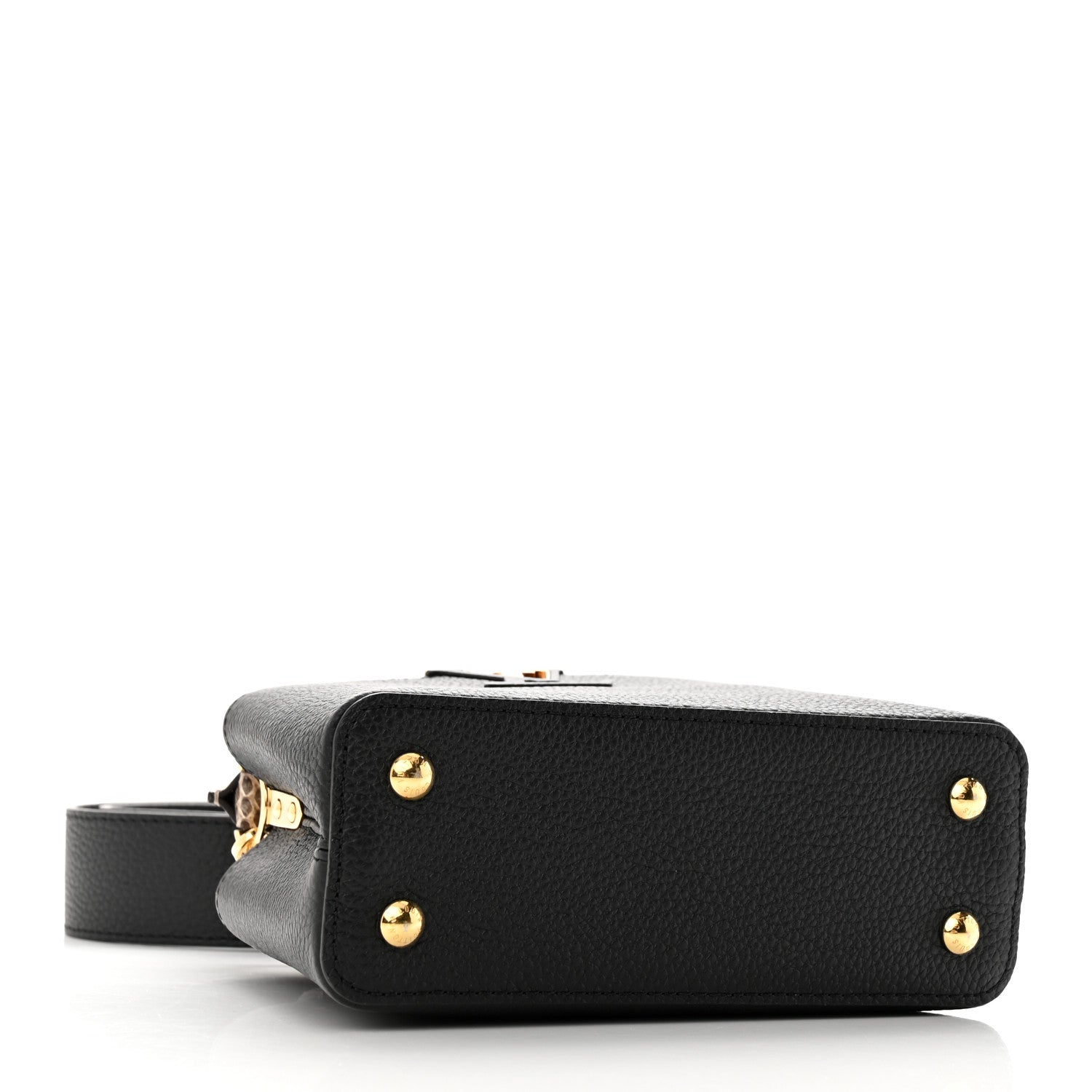 Louis Vuitton Taurillon Ayers Mini Capucines Black 4 of 10