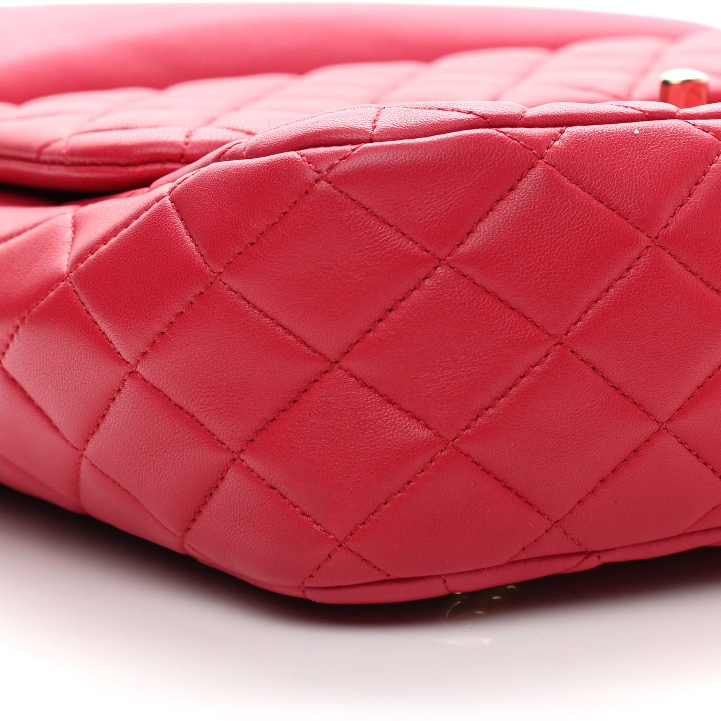 Lambskin Quilted Large In Seoul Backpack Dark Pink