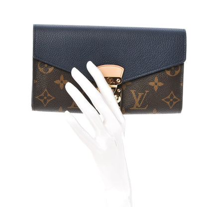 Louis Vuitton Monogram Pallas Wallet Blue Marine 2 of 6
