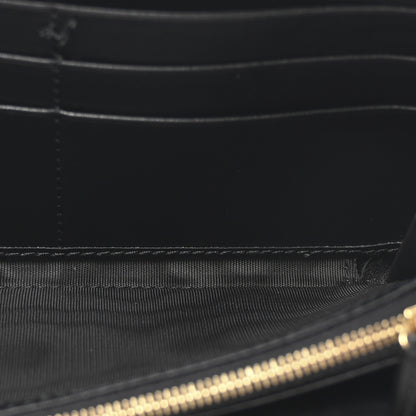 Gucci Calfskin GG Matelasse GG Marmont Zip Around Wallet Black 5 of 7