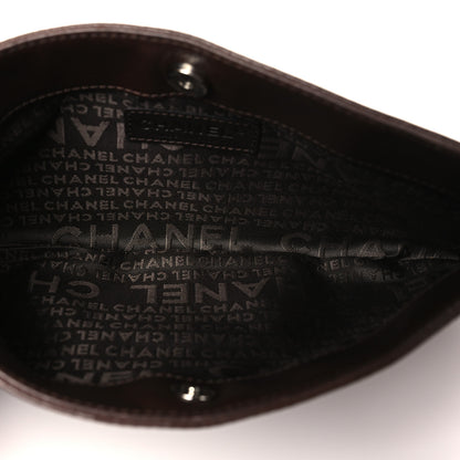Chanel Calfskin Logo Pochette Brown 5 of 9