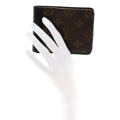 Louis Vuitton Monogram Macassar Multiple Wallet 2 of 11