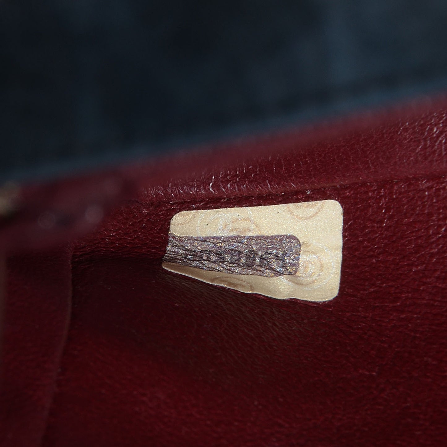 Lambskin Flap Bag Navy