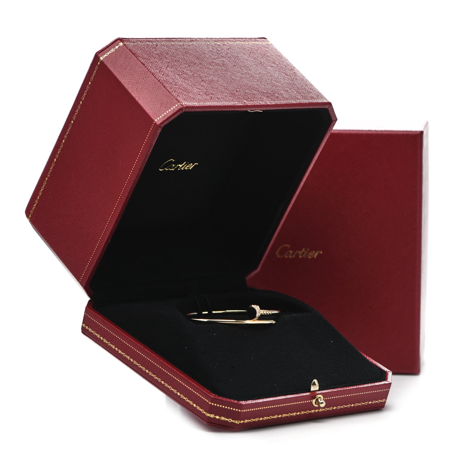 Cartier 18K Yellow Gold Diamond Small Juste Un Clou Bracelet 15 5 of 5