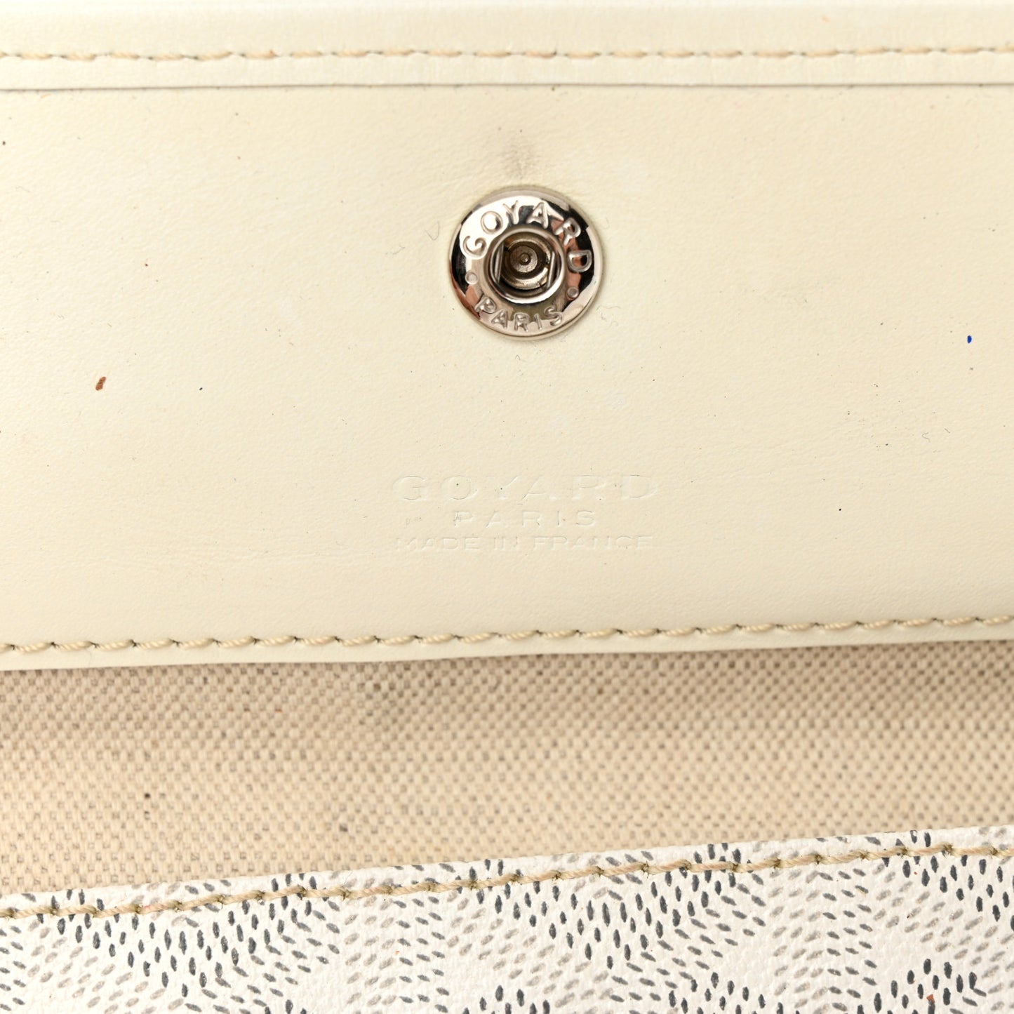 Goyardine Saint Louis PM White