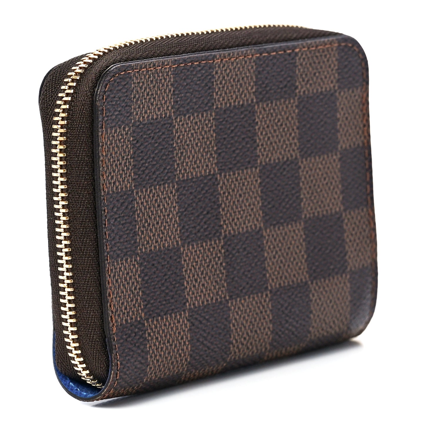 Damier Ebene 2019 Christmas Animation Zippy Coin Purse Blue