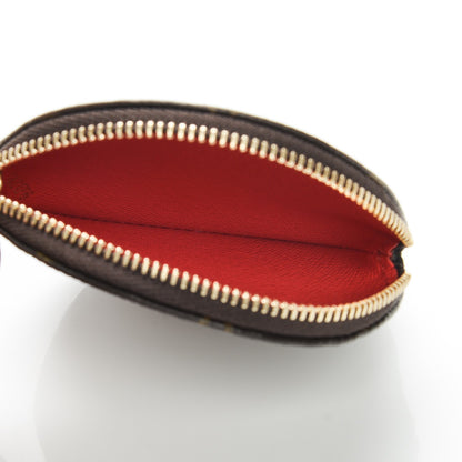 Louis Vuitton Monogram 2016 Christmas Animation Round Coin Purse Rouge 5 of 7
