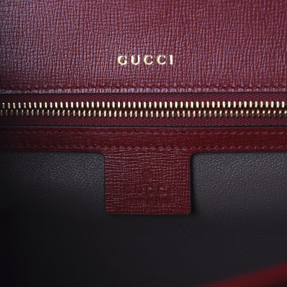 Gucci Azalea Calfskin Medium Sylvie 1969 Top Handle Bag New Cherry Red 8 of 8
