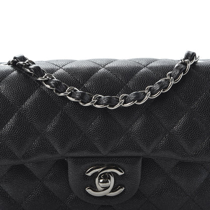 Chanel Iridescent Caviar Quilted Mini Rectangular Flap Black 9 of 10