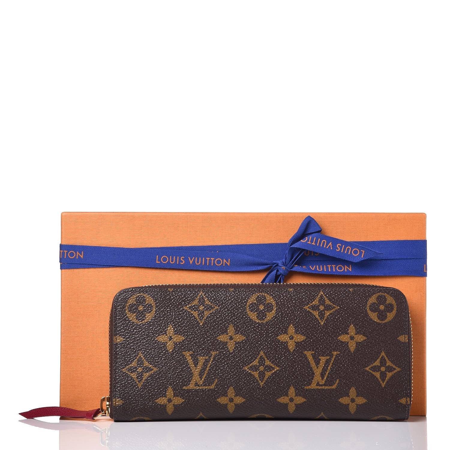 Louis Vuitton Monogram Clemence Wallet Fuchsia 9 of 9