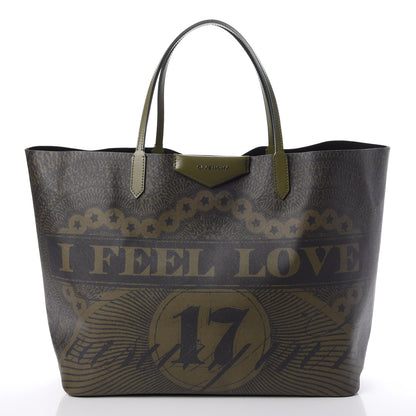 Givenchy Canvas I Feel Love Tote Green 3 of 12