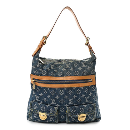 Louis Vuitton Denim Baggy GM Blue 1 of 12