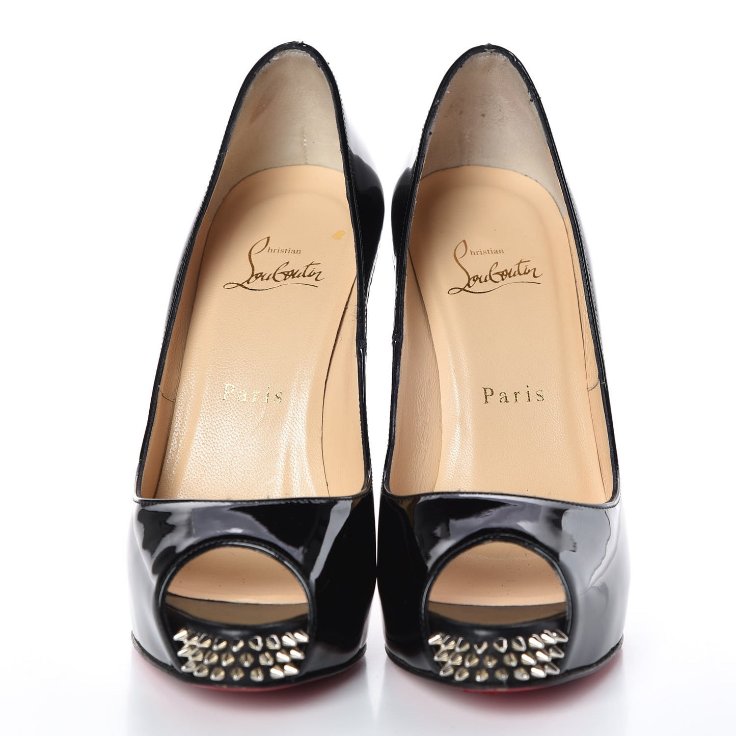Patent New Very Prive Spikes 120 Pumps 37.5 Black
