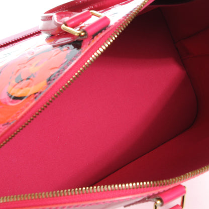 Louis Vuitton Vernis Roses Alma MM Rose Pop 6 of 8