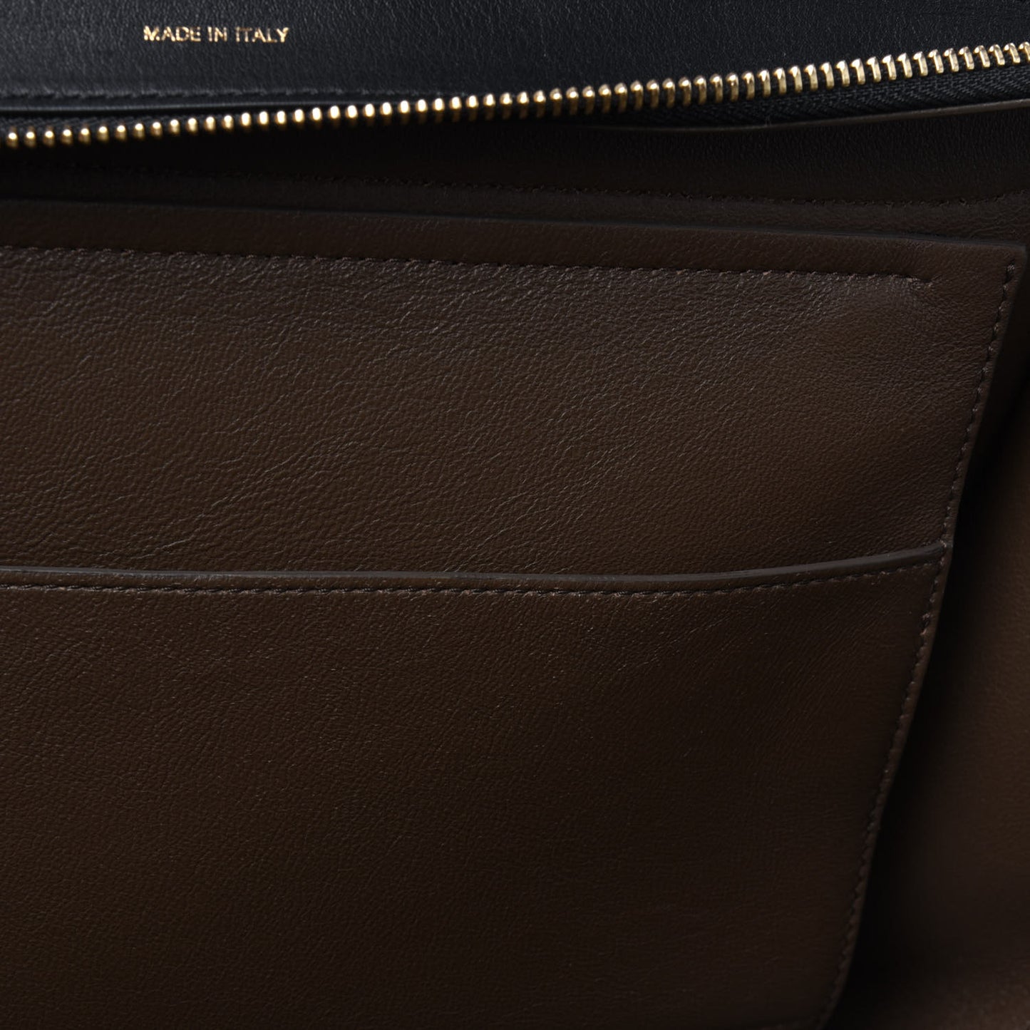 Calfskin Suede Trapeze Tri-Color Cobalt