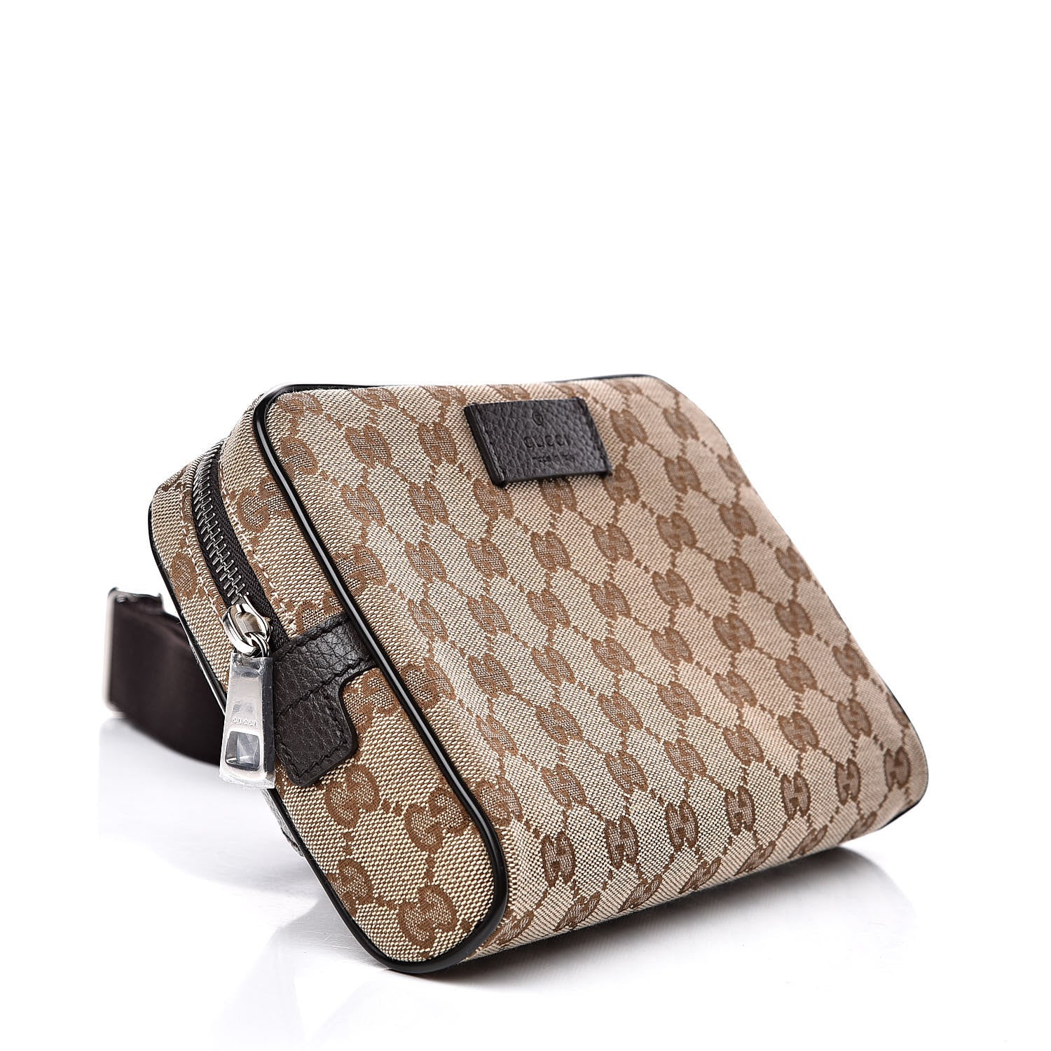 Gucci Monogram Belt Bag Dark Brown 4 of 10
