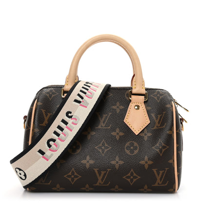 Louis Vuitton Monogram Speedy Bandouliere 20 Black 1 of 10