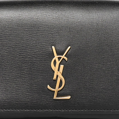 Saint Laurent Smooth Calfskin Monogram Phone Holder Crossbody Black 8 of 11