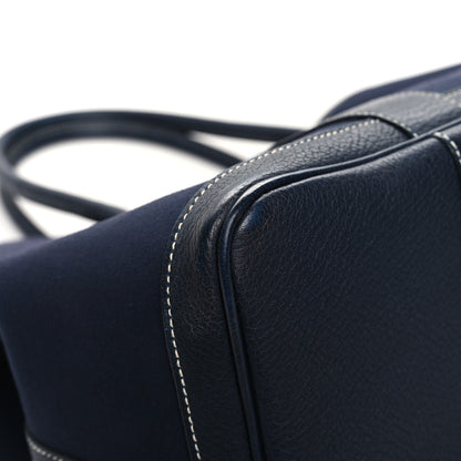 Hermes Toile Negonda Garden Party Tote 36 MM Bleu Marine 8 of 12